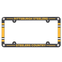 Pittsburgh Steelers Lic Plate Frame Full Color