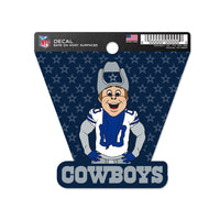 Dallas Cowboys Clean Cut Decal 3" x 4"