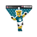 Jacksonville Jaguars Clean Cut Decal 3" x 4"