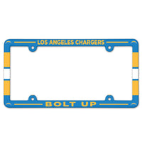 Los Angeles Chargers Lic Plate Frame Full Color