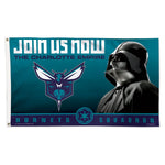 Charlotte Hornets / Star Wars star Wars Flag - Deluxe 3' X 5'