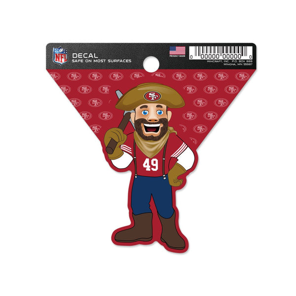 San Francisco 49ers Clean Cut Decal 3" x 4"