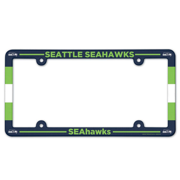 Seattle Seahawks Lic Plate Frame Full Color