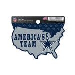 Dallas Cowboys Clean Cut Decal 3" x 4"