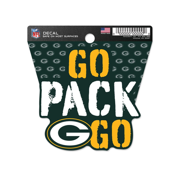 Green Bay Packers Clean Cut Decal 3" x 4"