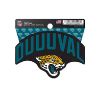 Jacksonville Jaguars Clean Cut Decal 3" x 4"