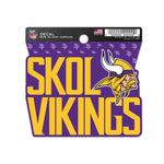 Minnesota Vikings Clean Cut Decal 3" x 4"
