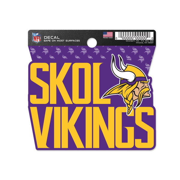 Minnesota Vikings Clean Cut Decal 3" x 4"