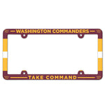 Washington Commanders Lic Plate Frame Full Color