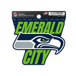 Seattle Seahawks Clean Cut Decal 3" x 4"