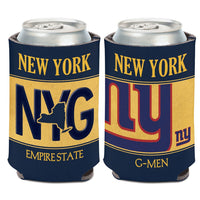 New York Giants STATE PLATE Can Cooler 12 oz.