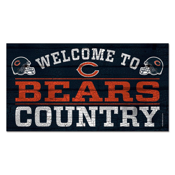 Chicago Bears Wood Sign 13"x24" 1/4" thick