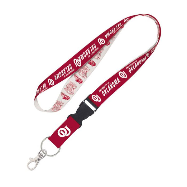 Wholesale-Oklahoma Sooners / Vintage Collegiate Lanyard w/detachable buckle 1"