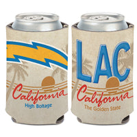 Los Angeles Chargers State Plate Can Cooler 12 oz.