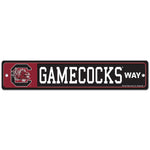 South Carolina Gamecocks Street / Zone Sign 3.75" x 19"