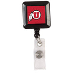 Wholesale-Utah Utes Retractable Badge Holder