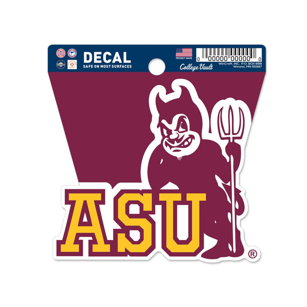 Arizona State Sun Devils /College Vault Clean Cut Decal 3" x 4"