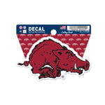 Arkansas Razorbacks /College Vault Clean Cut Decal 3" x 4"