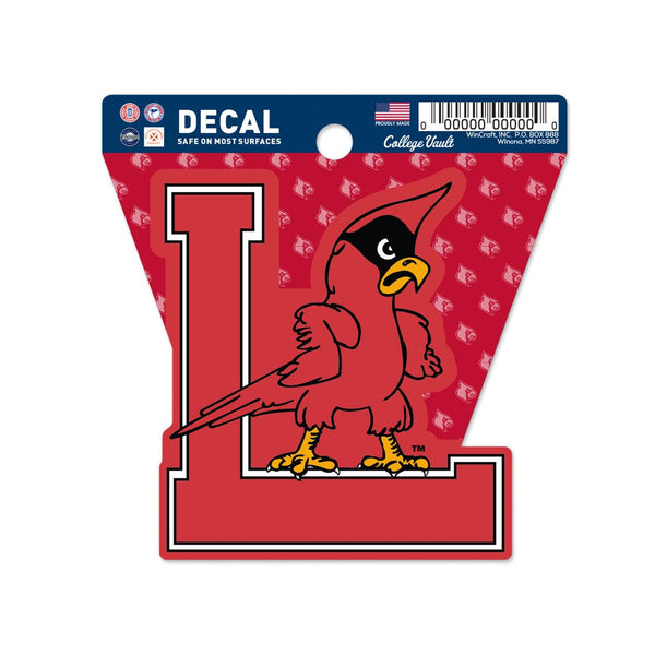 Louisville Cardinals /College Vault Clean Cut Decal 3" x 4"