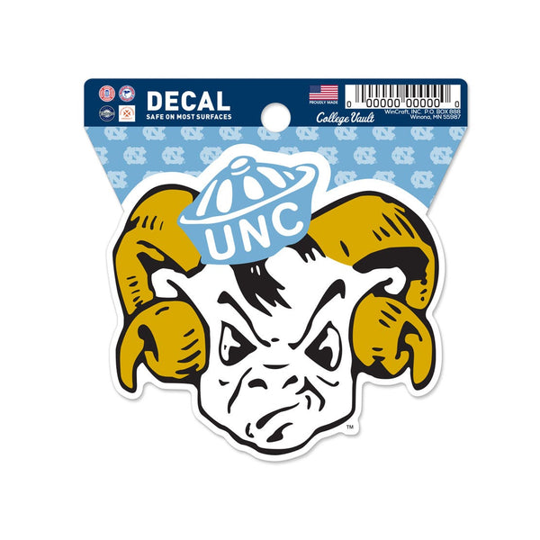 North Carolina Tar Heels /College Vault Clean Cut Decal 3" x 4"