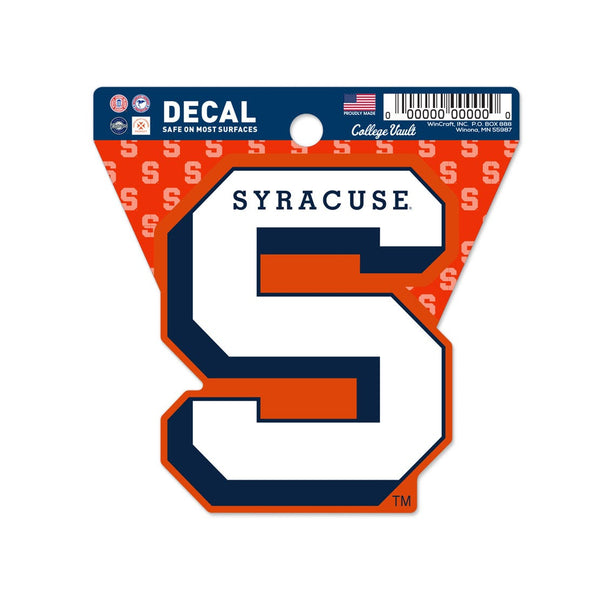 Syracuse Orange /College Vault Clean Cut Decal 3" x 4"