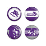 Wholesale-Abilene Christian Wildcats Button 4 Pack 1 1/4" Rnd