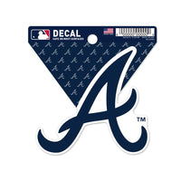 Atlanta Braves Clean Cut Decal 3" x 4"