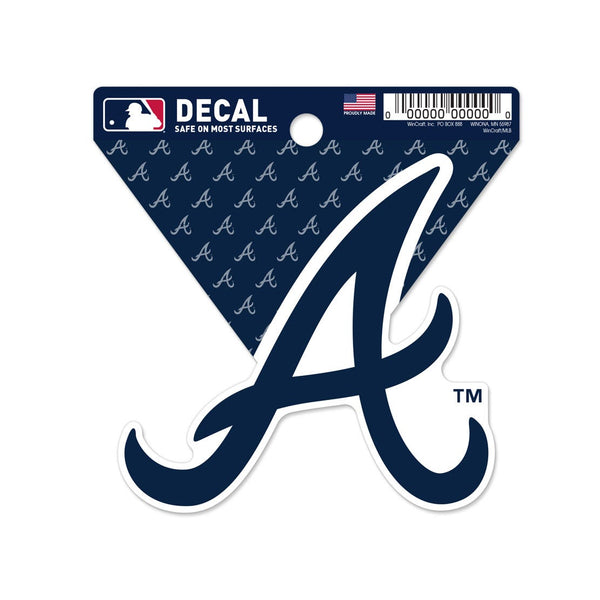 Atlanta Braves Clean Cut Decal 3" x 4"