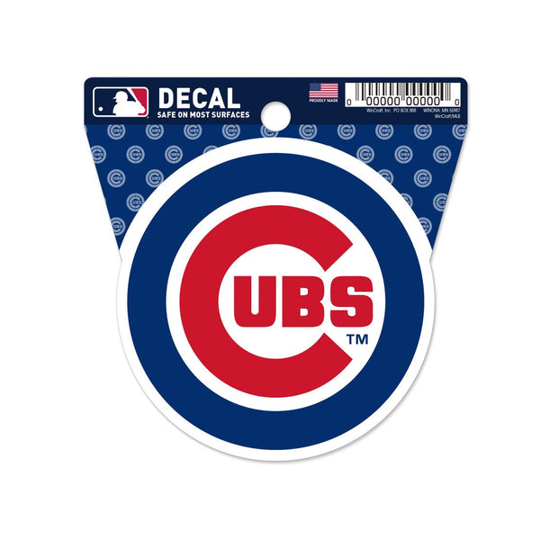 Chicago Cubs Clean Cut Decal 3" x 4"