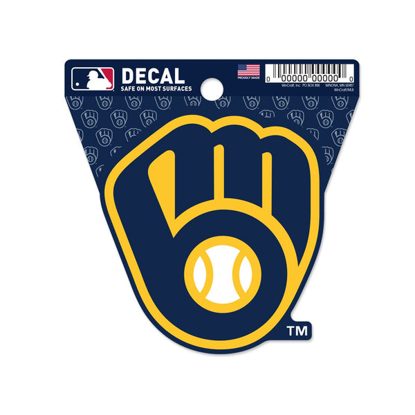 Milwaukee Brewers Clean Cut Decal 3" x 4"