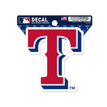 Texas Rangers Clean Cut Decal 3" x 4"