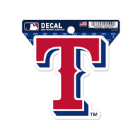 Texas Rangers Clean Cut Decal 3" x 4"