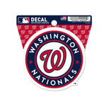 Washington Nationals Clean Cut Decal 3" x 4"