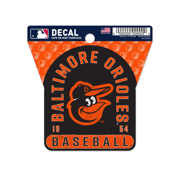 Baltimore Orioles Clean Cut Decal 3" x 4"