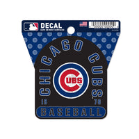 Chicago Cubs Clean Cut Decal 3" x 4"