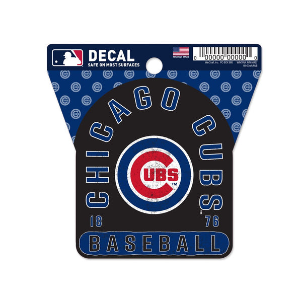 Chicago Cubs Clean Cut Decal 3" x 4"
