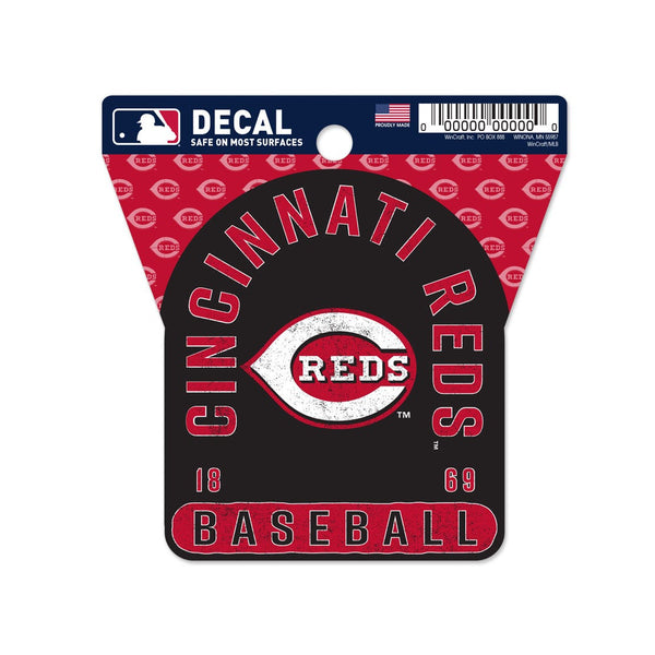Cincinnati Reds Clean Cut Decal 3" x 4"