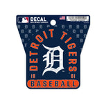 Detroit Tigers Clean Cut Decal 3" x 4"