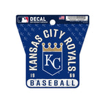 Kansas City Royals Clean Cut Decal 3" x 4"
