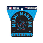 Miami Marlins Clean Cut Decal 3" x 4"
