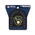 Milwaukee Brewers Clean Cut Decal 3" x 4"
