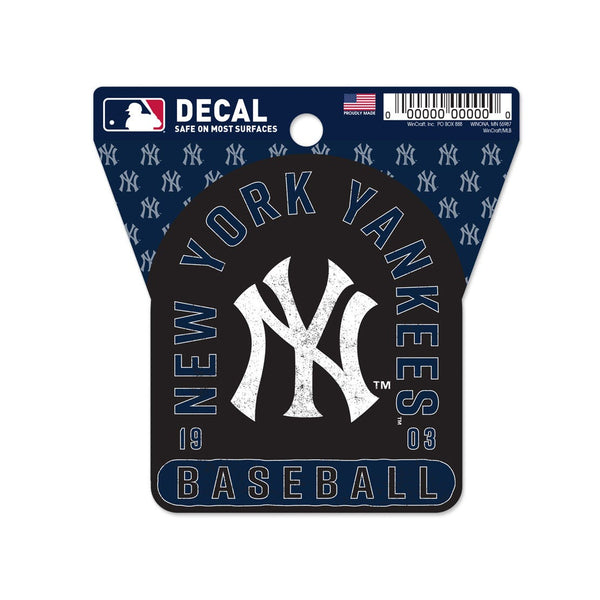 New York Yankees Clean Cut Decal 3" x 4"