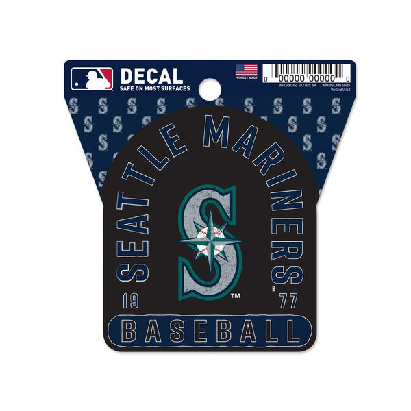 Seattle Mariners Clean Cut Decal 3" x 4"