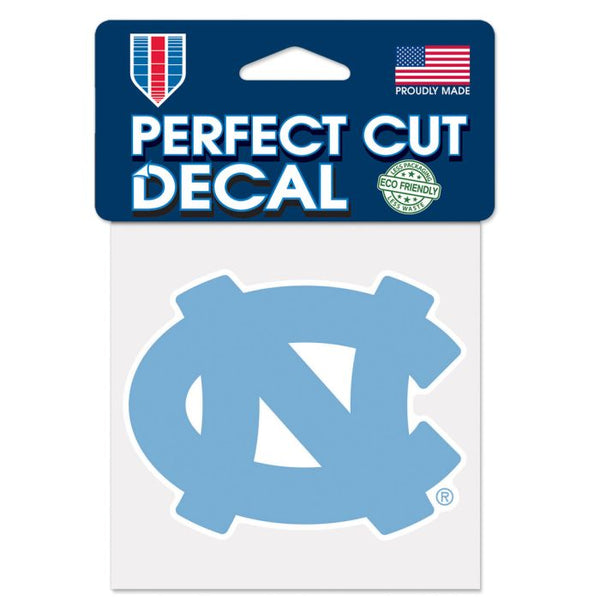 Wholesale-North Carolina Tar Heels Perfect Cut Color Decal 4" x 4"