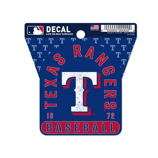 Texas Rangers Clean Cut Decal 3" x 4"