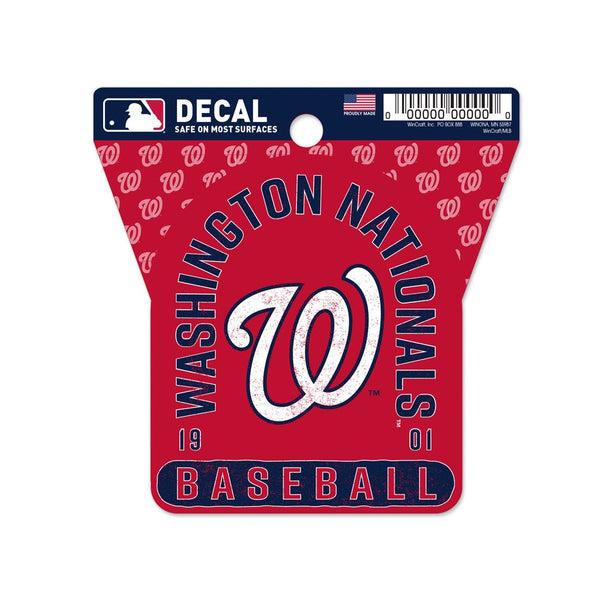 Washington Nationals Clean Cut Decal 3" x 4"