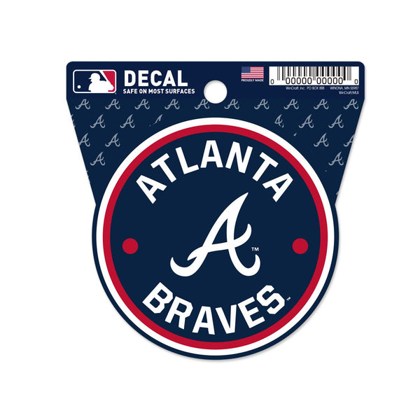 Atlanta Braves Clean Cut Decal 3" x 4"