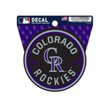 Colorado Rockies Clean Cut Decal 3" x 4"