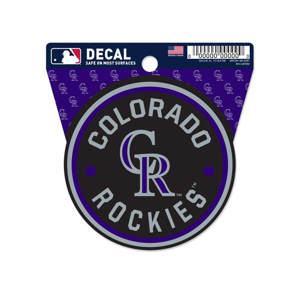 Colorado Rockies Clean Cut Decal 3" x 4"