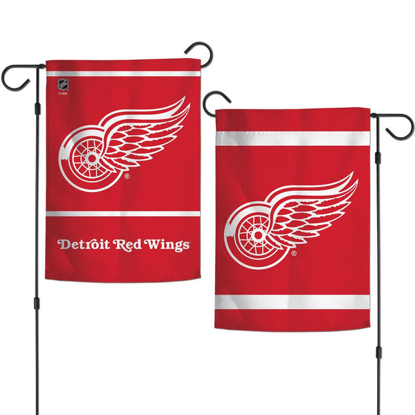 Detroit Red Wings Garden Flags 2 sided 12.5" x 18"